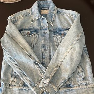 Free People oversized jean jacket BNWOT